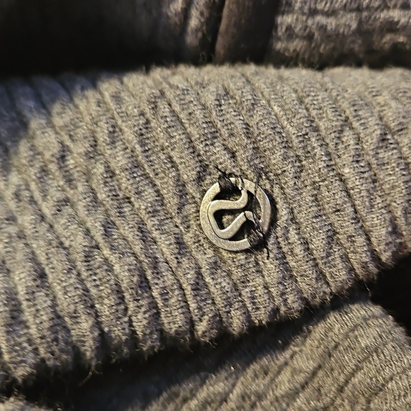 Lululemon gray womens On Repeat Dress Size 6 long sleeve oversized fit pockets - Picture 6 of 6